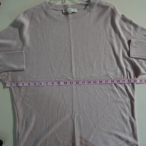 Loft Sweater Light Pink Size Small - Relaxed fit - Picture 4 of 6